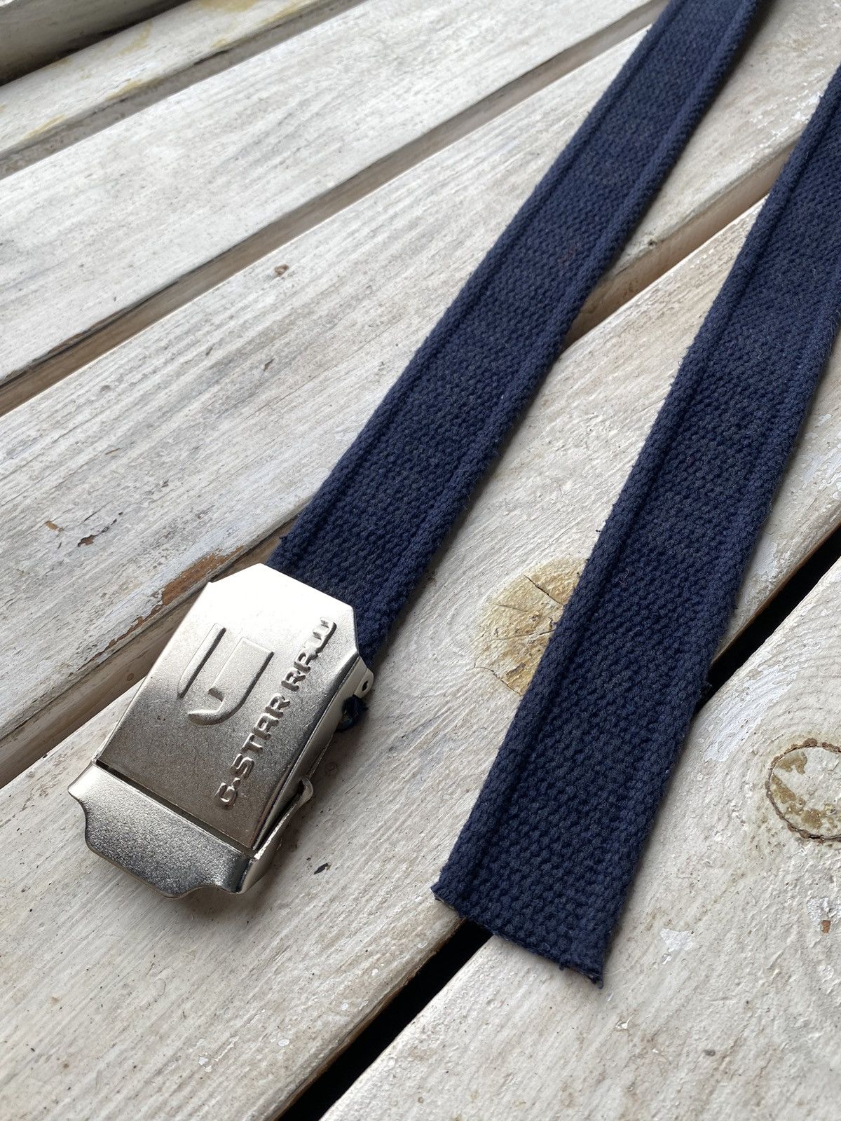 G-Star × Japanese Brand × Vintage Vintage G STAR RAW cotton Belt Big multi Logo Japan Size ONE SIZE - 2 Thumbnail