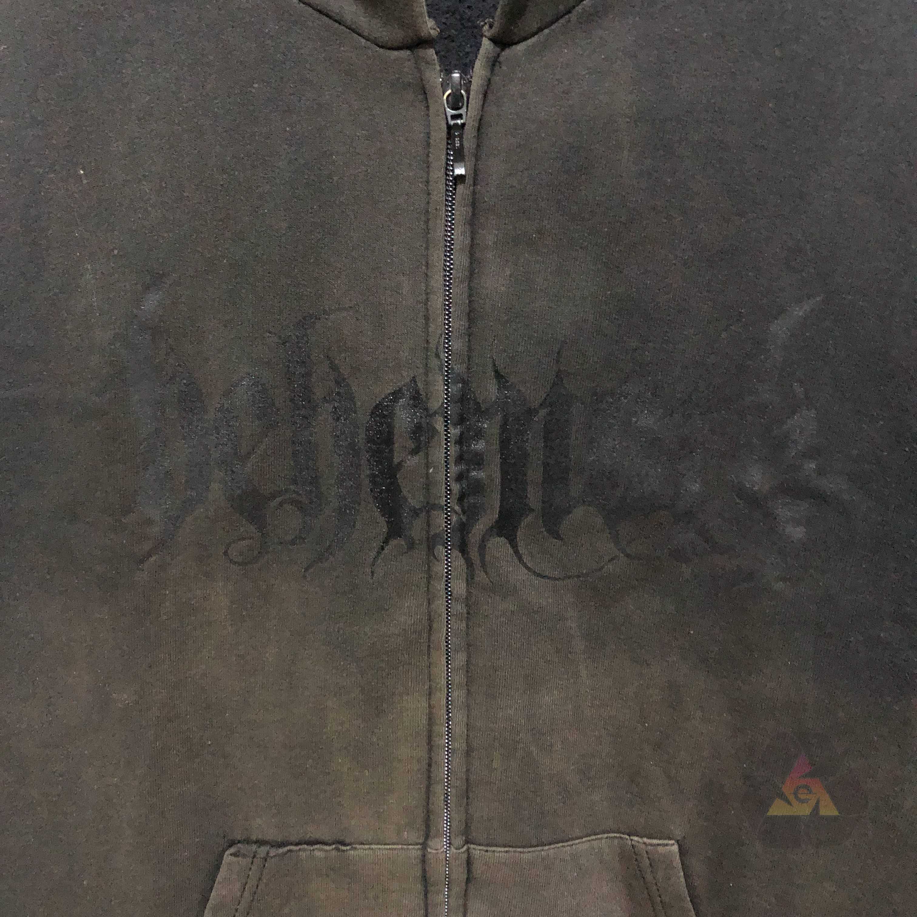 Band Tees RARE Behemoth New Aeon Musick Y2K Zip Hoodie Black On Black Size US L / EU 52-54 / 3 - 6 Thumbnail