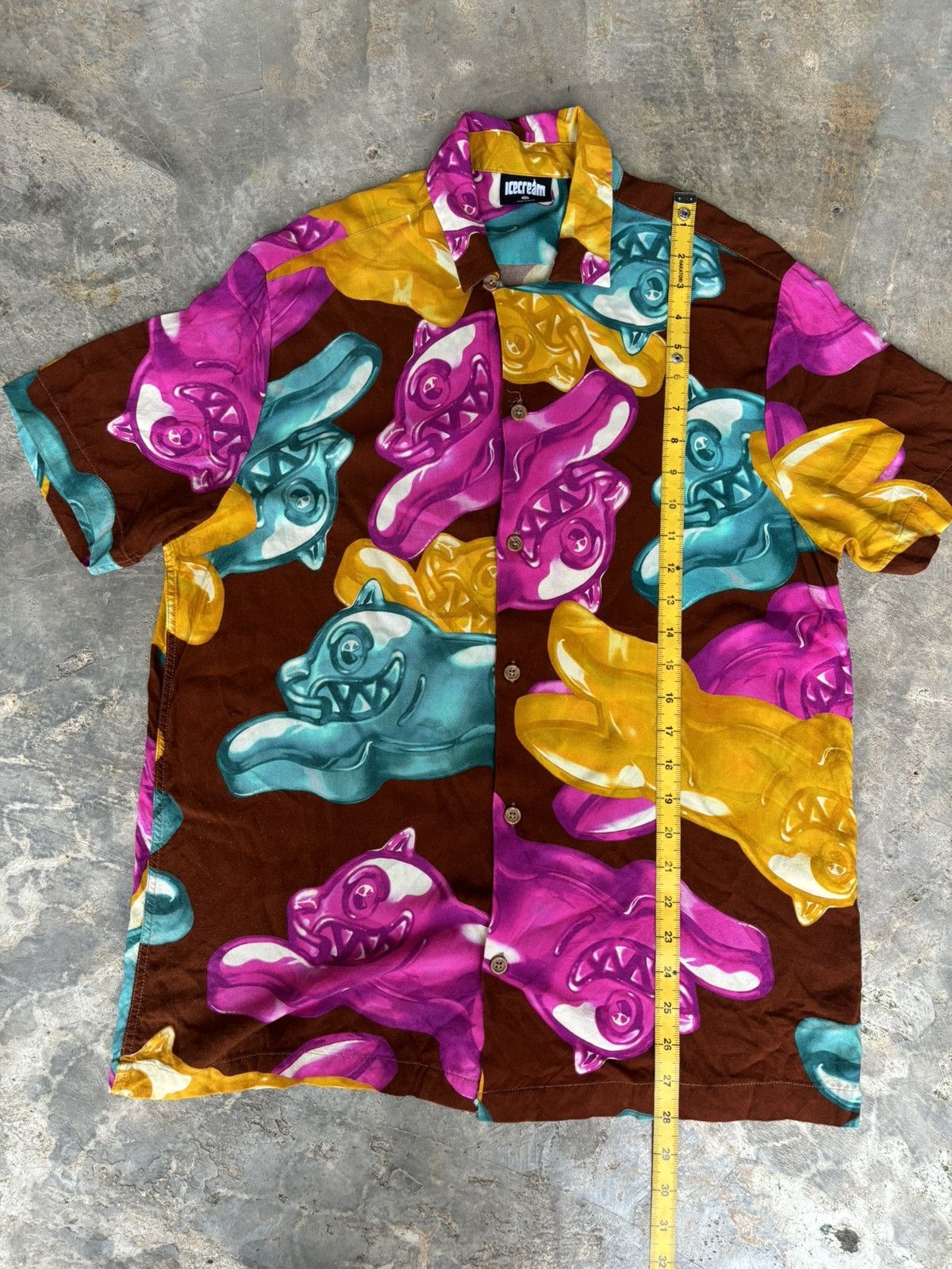 Billionaire Boys Club × Japanese Brand Billionaire Boys Club Ice Cream Full Print Shirt Size US M / EU 48-50 / 2 - 8 Thumbnail