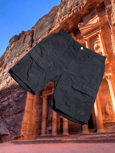 The North Face × Vintage Vintage Y2K The North Face Embroidered Logo Cargo Shorts Size US 30 / EU 46 - 1 Thumbnail
