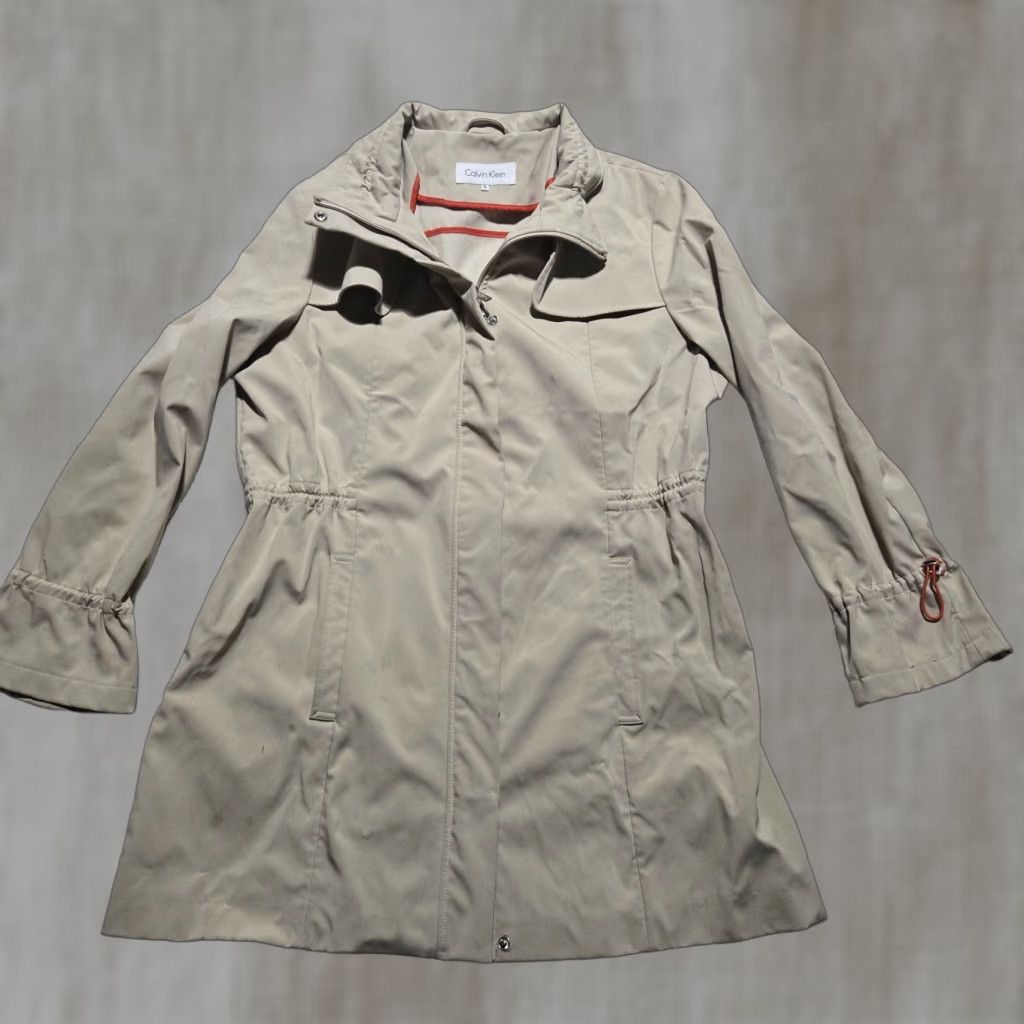 Calvin Klein Calvin Klein Coat Pea Coat Jacket Tan Beige Women's XL Size XL / US 12-14 / IT 48-50 - 1 Thumbnail
