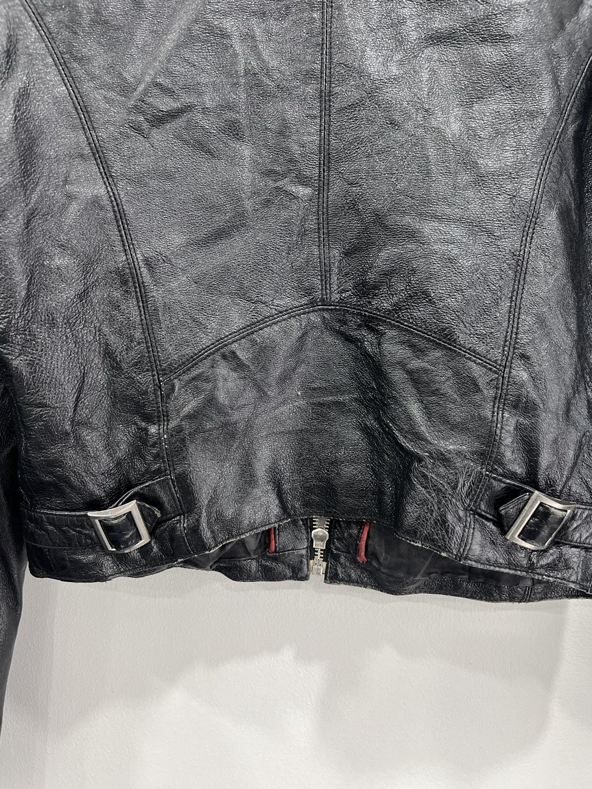 Wilson Vintage Womens Wilsons Leather Jacket Biker Size M / US 6-8 / IT 42-44 - 6 Thumbnail