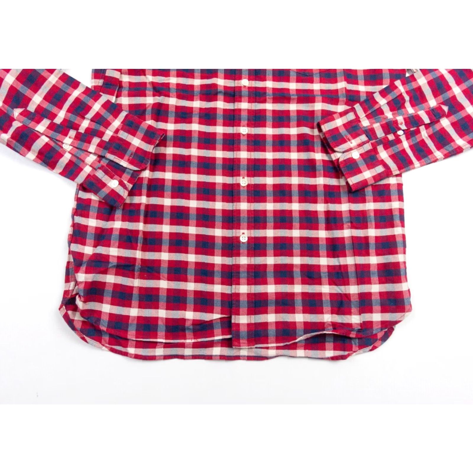 Levi's Levi's Men's Medium Red Plaid Long Sleeve Button-Up Oxford Shirt Outdoor Casual Size US M / EU 48-50 / 2 - 4 Thumbnail
