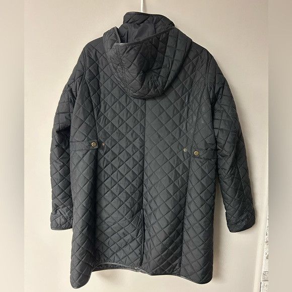 Ralph Lauren Ralph Lauren Black Quilted Field Coat Size L / US 10 / IT 46 - 3 Thumbnail