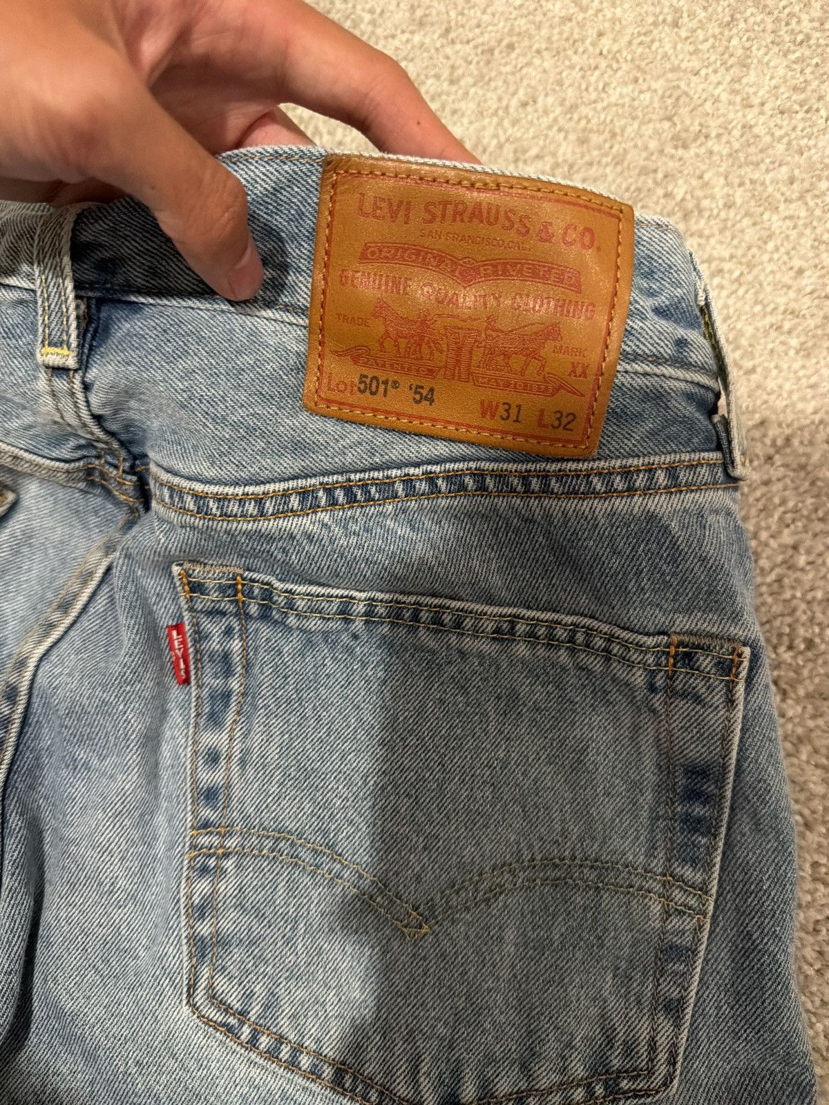 Levi's Levi’s Premium 501 ‘54 | true size 30x31 Size US 30 / EU 46 - 6 Thumbnail