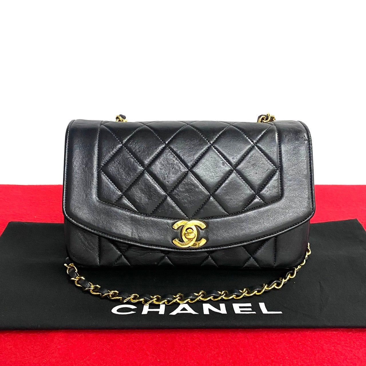 Chanel Chanel Shoulder Bag Black Lambskin Size ONE SIZE - 1 Thumbnail