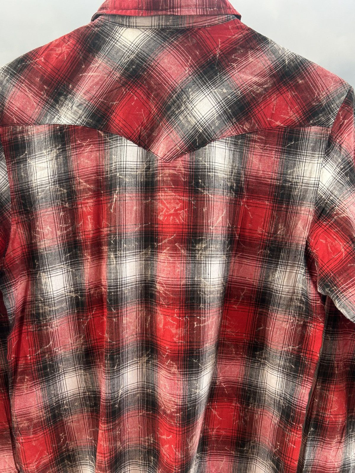 In The Attic In the Attic Changeable Design Distressed Punk Flannel Shirt Size L / US 10 / IT 46 - 7 Thumbnail