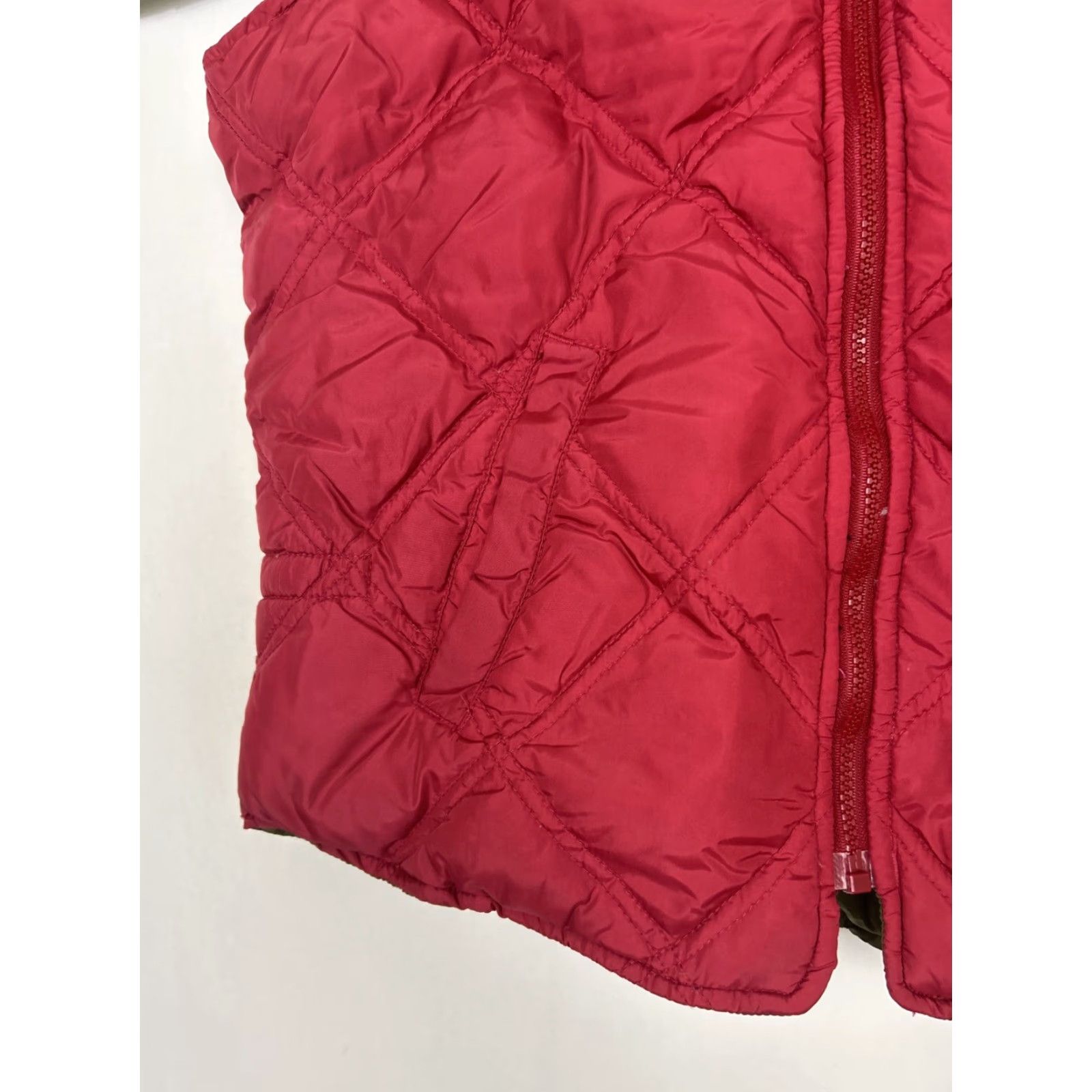 Eddie Bauer VINTAGE Eddie Bauer Womens Vest Full Zip Quilted Down Puffer Red L Size L / US 10 / IT 46 - 6 Thumbnail