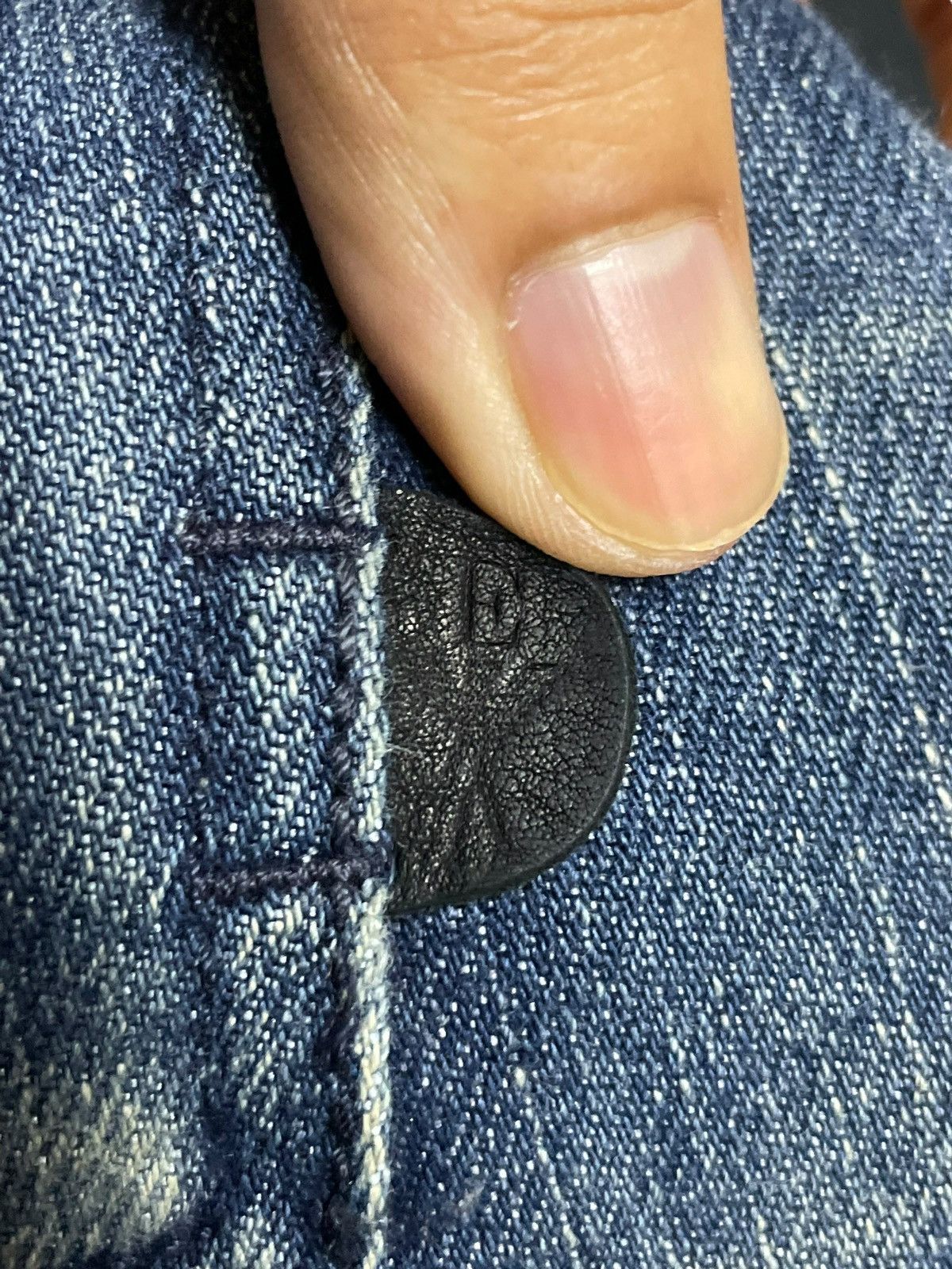 Emporio Armani Vintage Y2K Emporio Armani Beads At Back Style Bootcut Jeans Size 29" - 15 Thumbnail