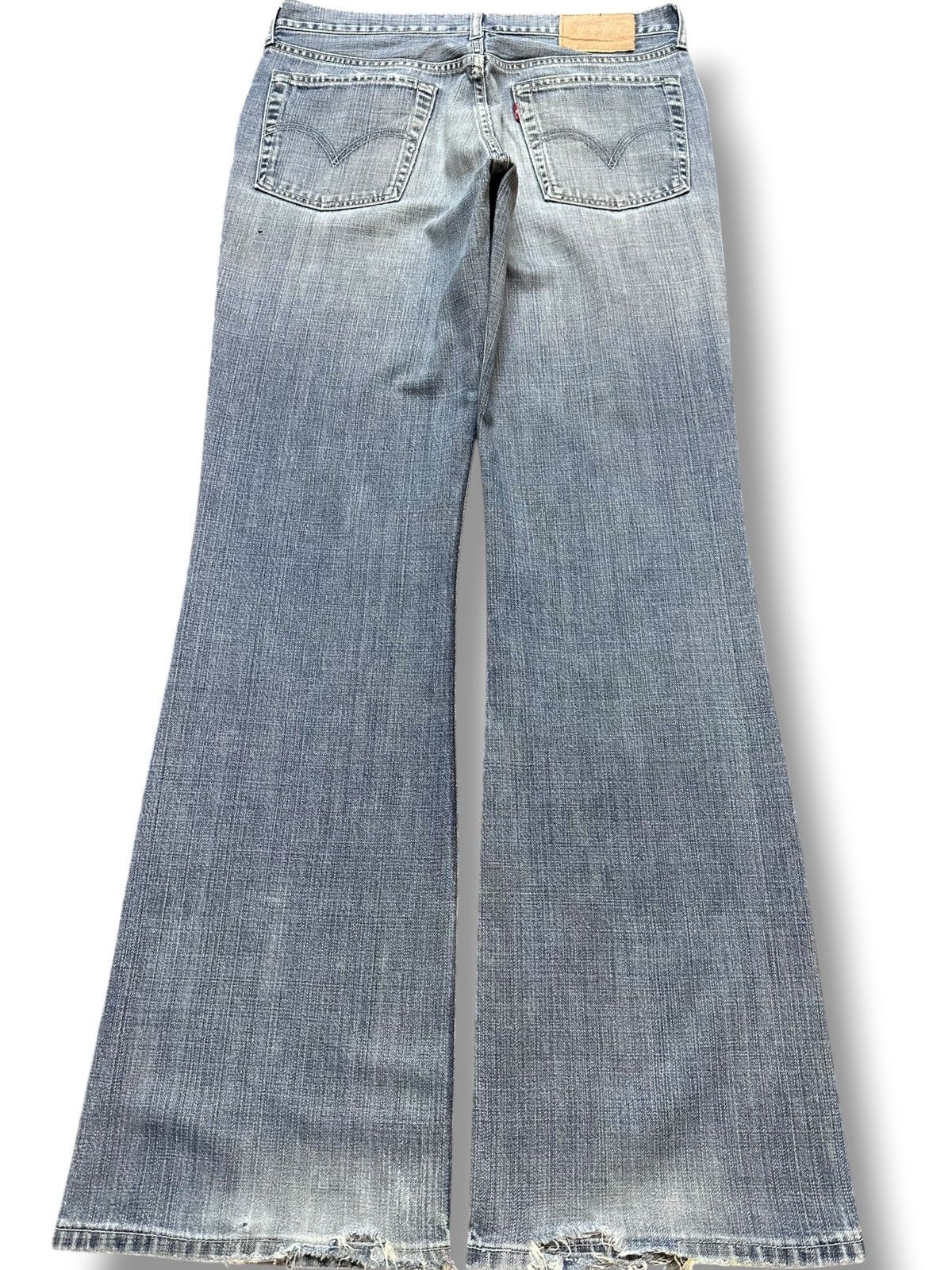 Levi's Vintage Clothing Vintage Levi’s 517-03 Flare Bell Bottom Faded Denim Size US 31 - 5 Thumbnail