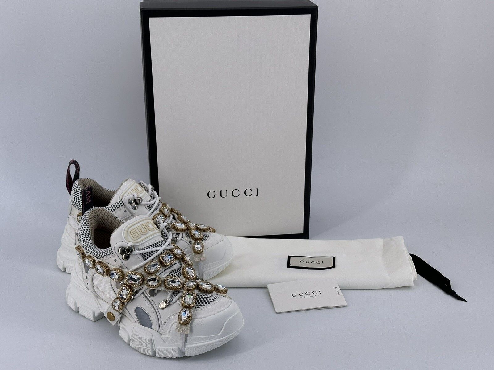 Gucci New Gucci Flashtrek Sneakers Woman's Size-IT-36 / US-6 Size US 6 / IT 36 - 2 Thumbnail