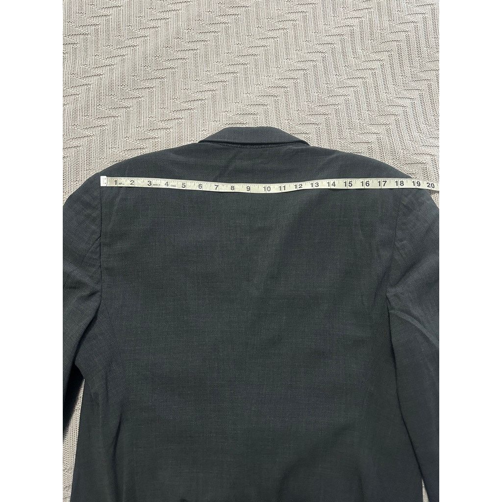 Giorgio Armani Giorgio Armani gray wool lightweight blazer size 40R Size 40R - 11 Thumbnail