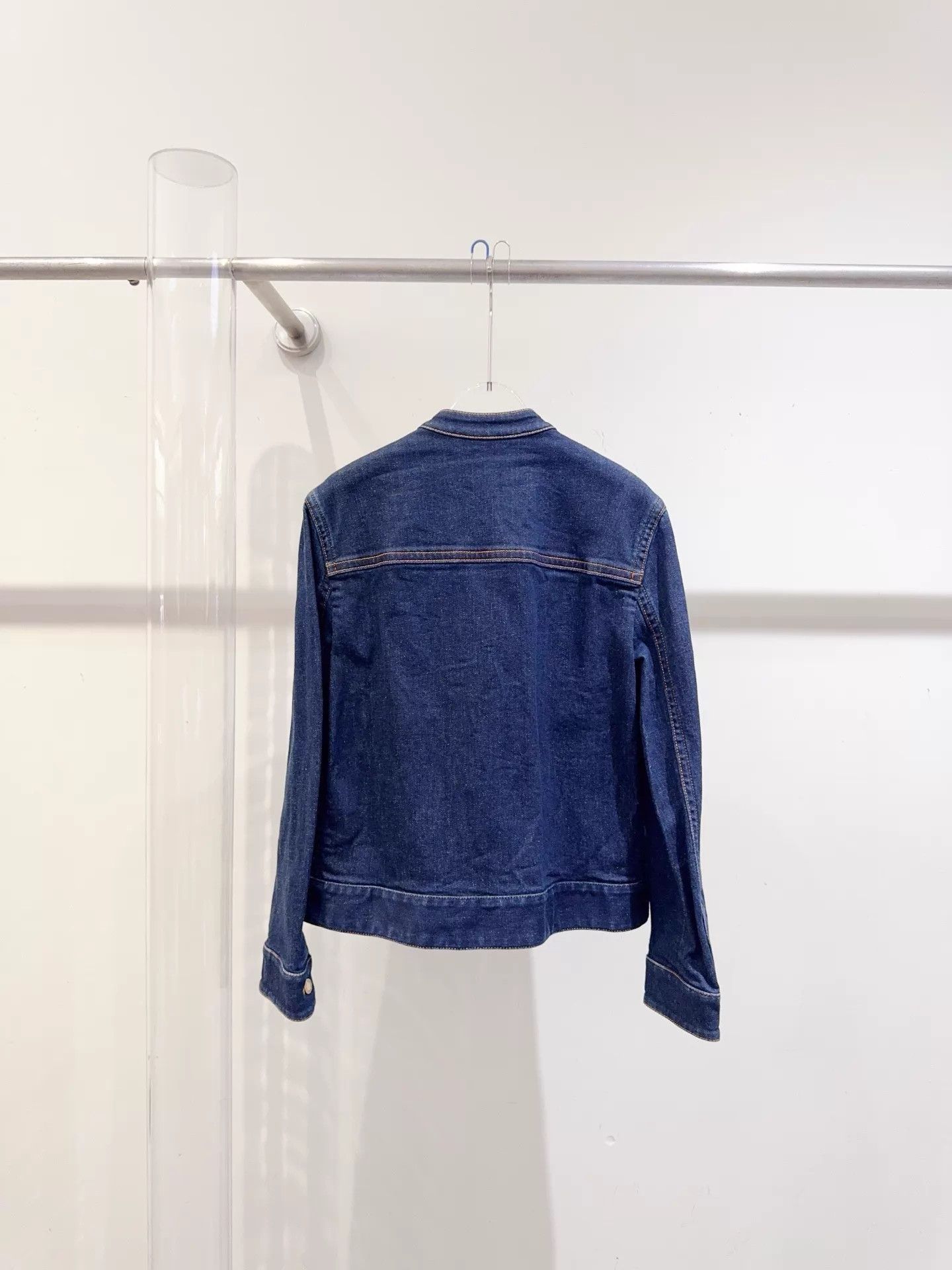 Louis Vuitton LV New Blue Denim Jacket Women's 36 Size XS / US 0-2 / IT 36-38 - 2 Thumbnail
