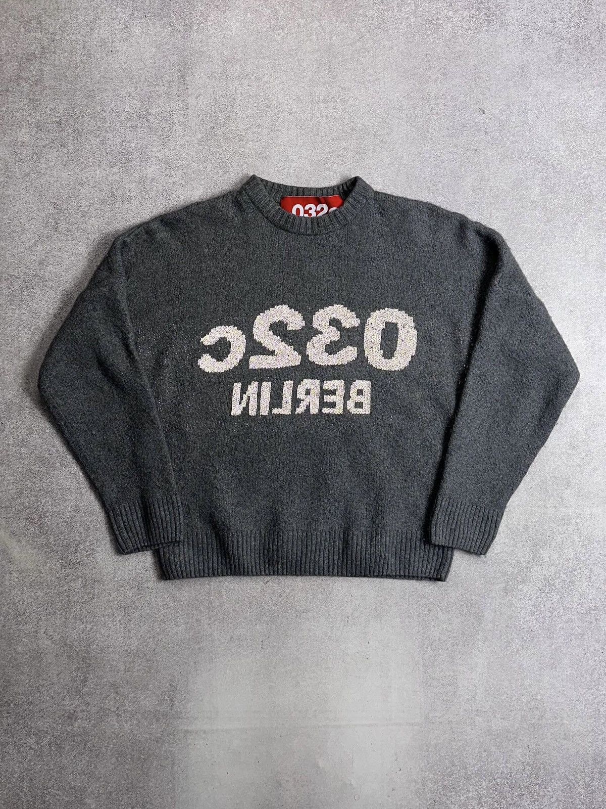 032c Berlin Reflective Knit Sweater S Rare