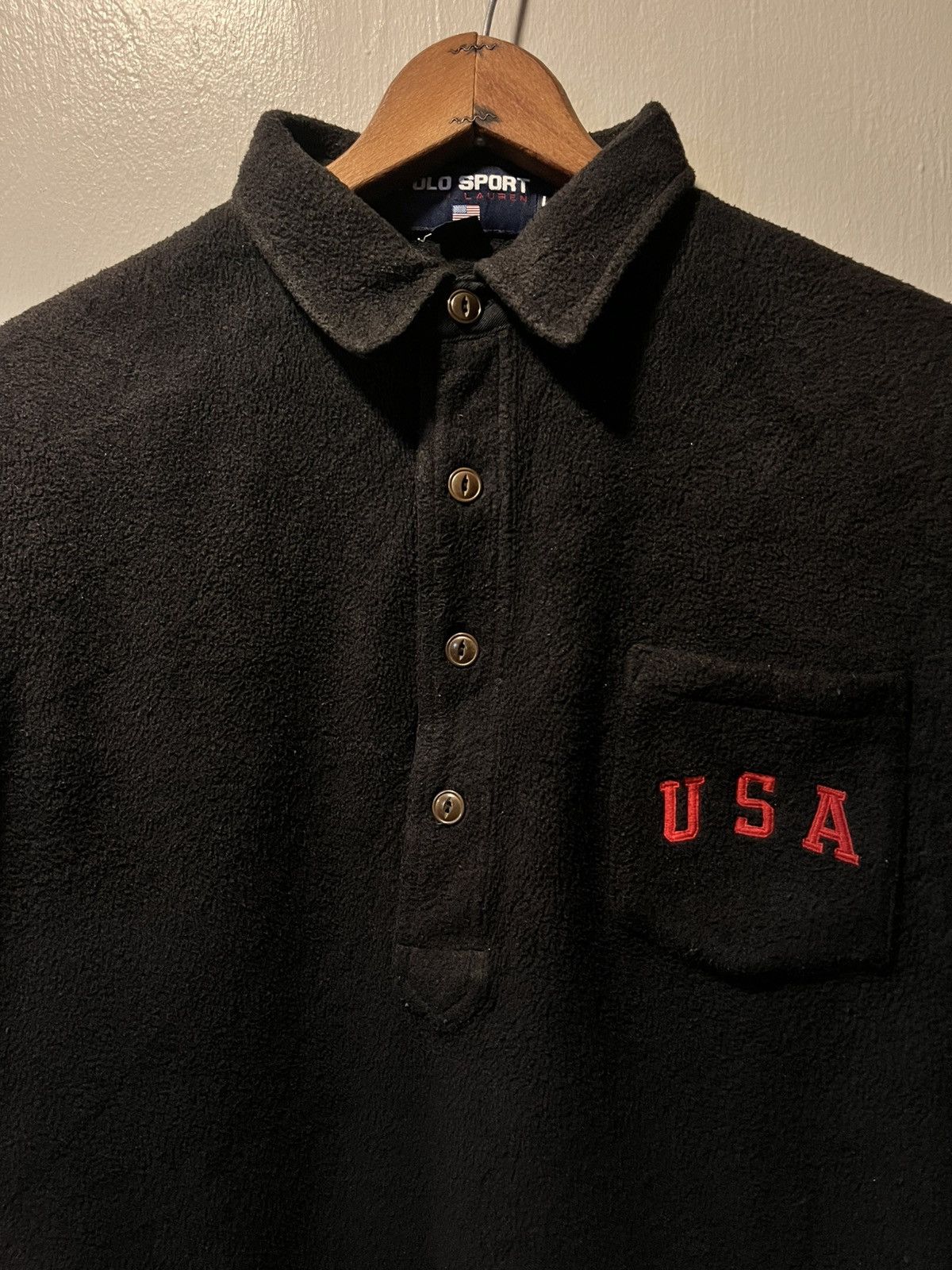 Polo Ralph Lauren OG Vintage Polo Sport Ralph Lauren USA fleece Size US L / EU 52-54 / 3 - 2 Thumbnail