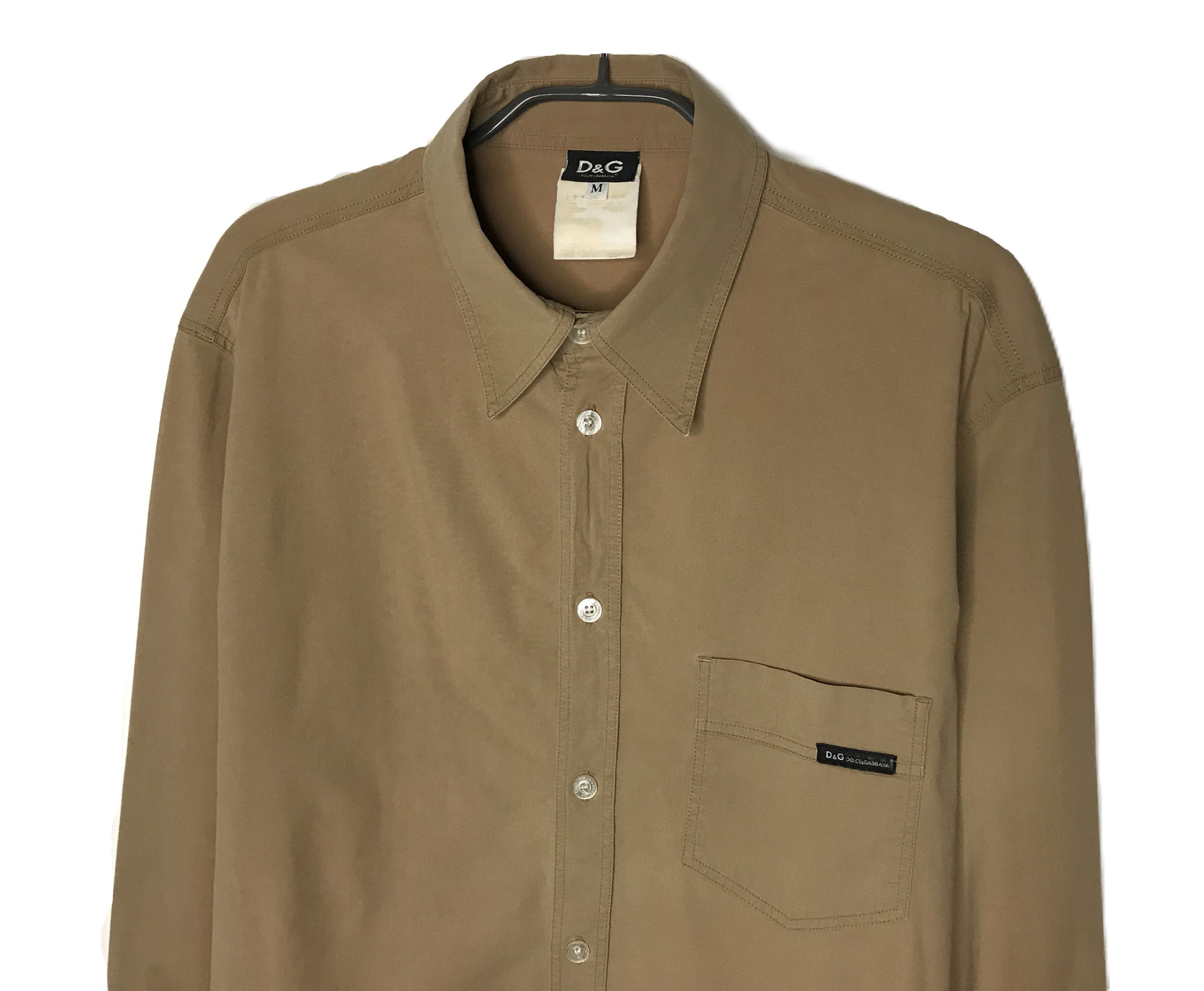 Dolce & Gabbana Dolce&Gabbana Mens Button Up Shirt Size M Size US M / EU 48-50 / 2 - 3 Thumbnail