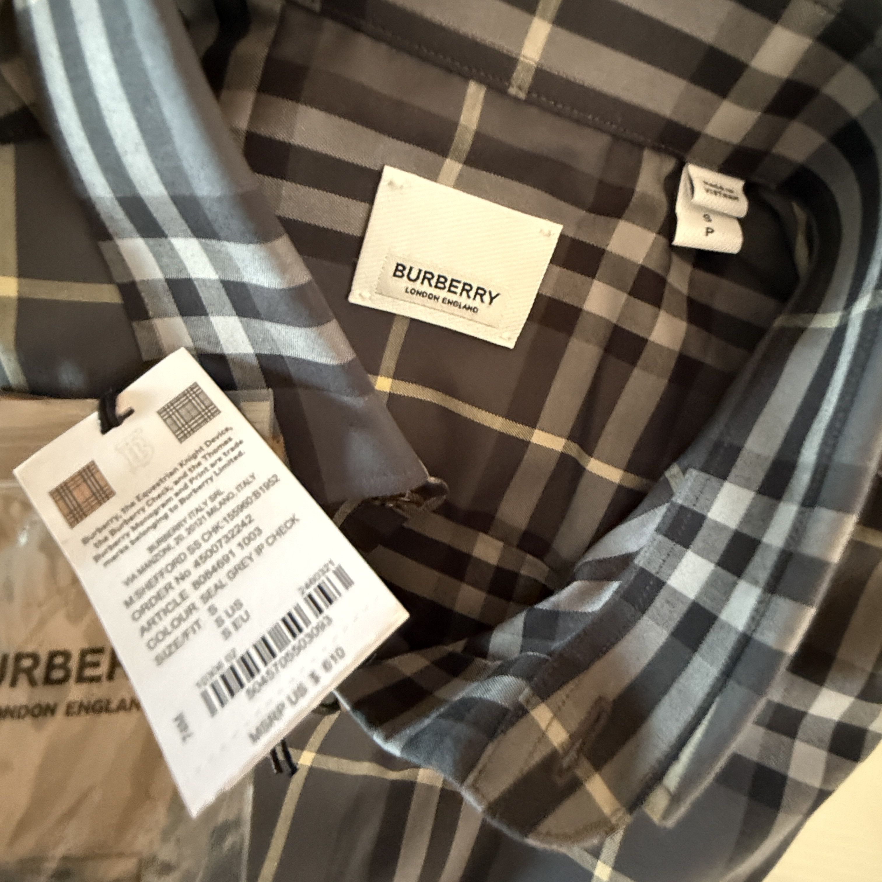 Burberry Burberry SHEFFORD Check Short Sleeve Shirt 8084691, small Size US S / EU 44-46 / 1 - 9 Thumbnail