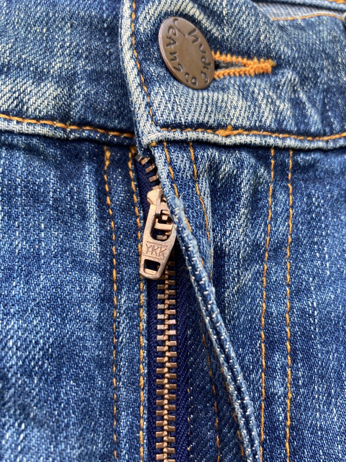 Nudie Jeans Worn Out Nudie Jeans Indigo Blue Seasoned Hige Size US 32 / EU 48 - 8 Thumbnail