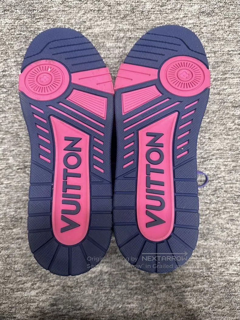Louis Vuitton LV Blue Pink Gradient Sneakers US8. Size US 8 / EU 41 - 5 Thumbnail