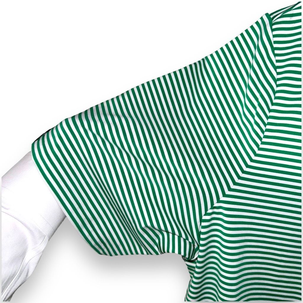 RLX Ralph Lauren NWT Ralph Lauren RLX Green & White Stripe Golf Polo Shirt XL Size US XL / EU 56 / 4 - 6 Thumbnail