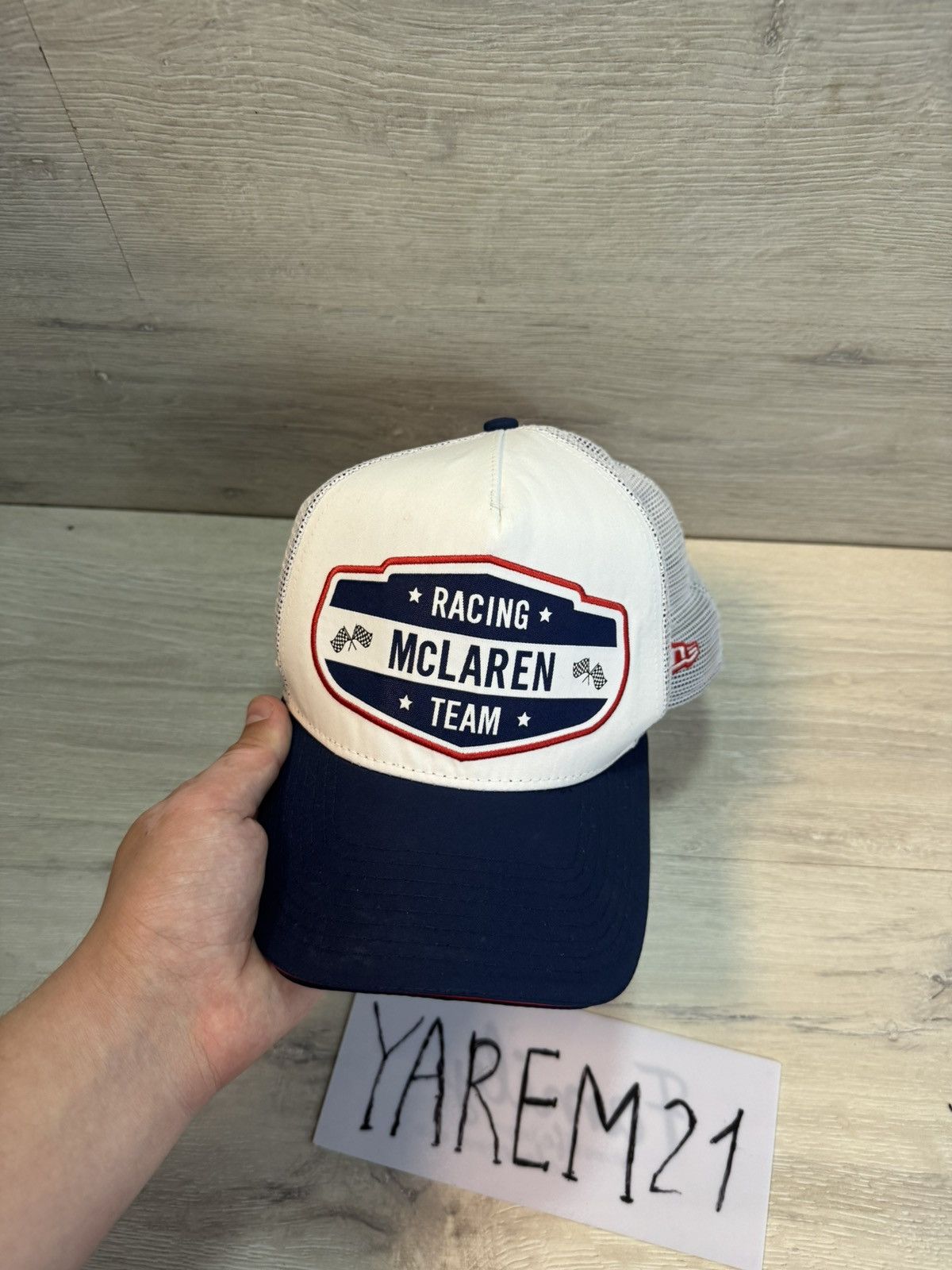 Malcolm McLaren McLaren racing team new era cap hat Size ONE SIZE - 2 Thumbnail