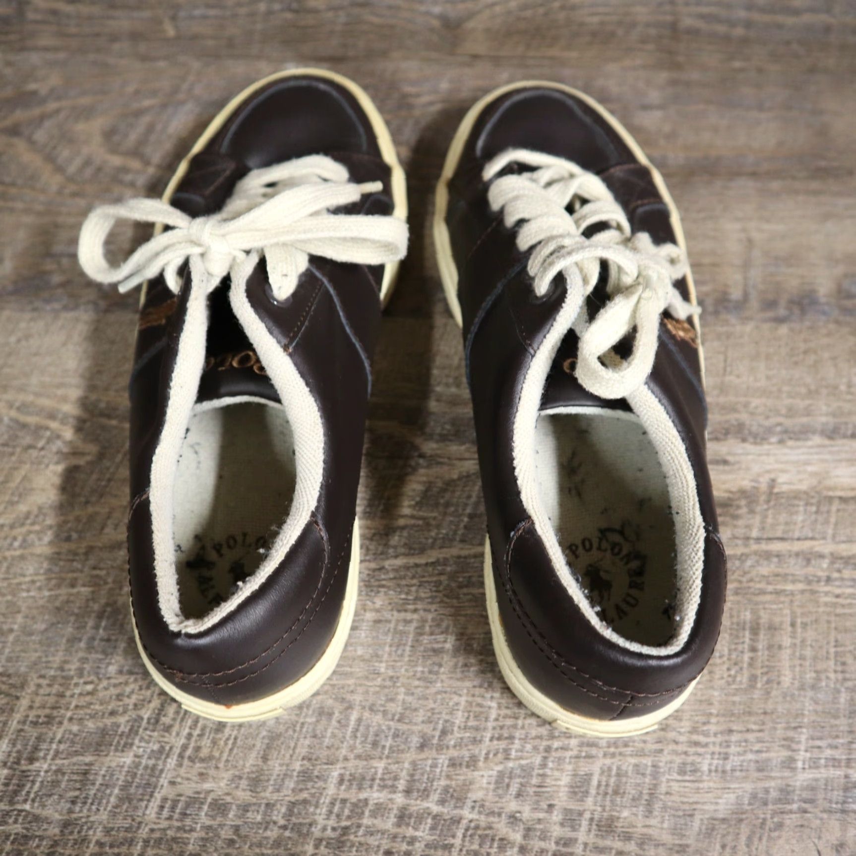 Polo Ralph Lauren Polo Ralph Lauren Mens Polo Leather Sneaker Size US L / EU 52-54 / 3 - 5 Thumbnail