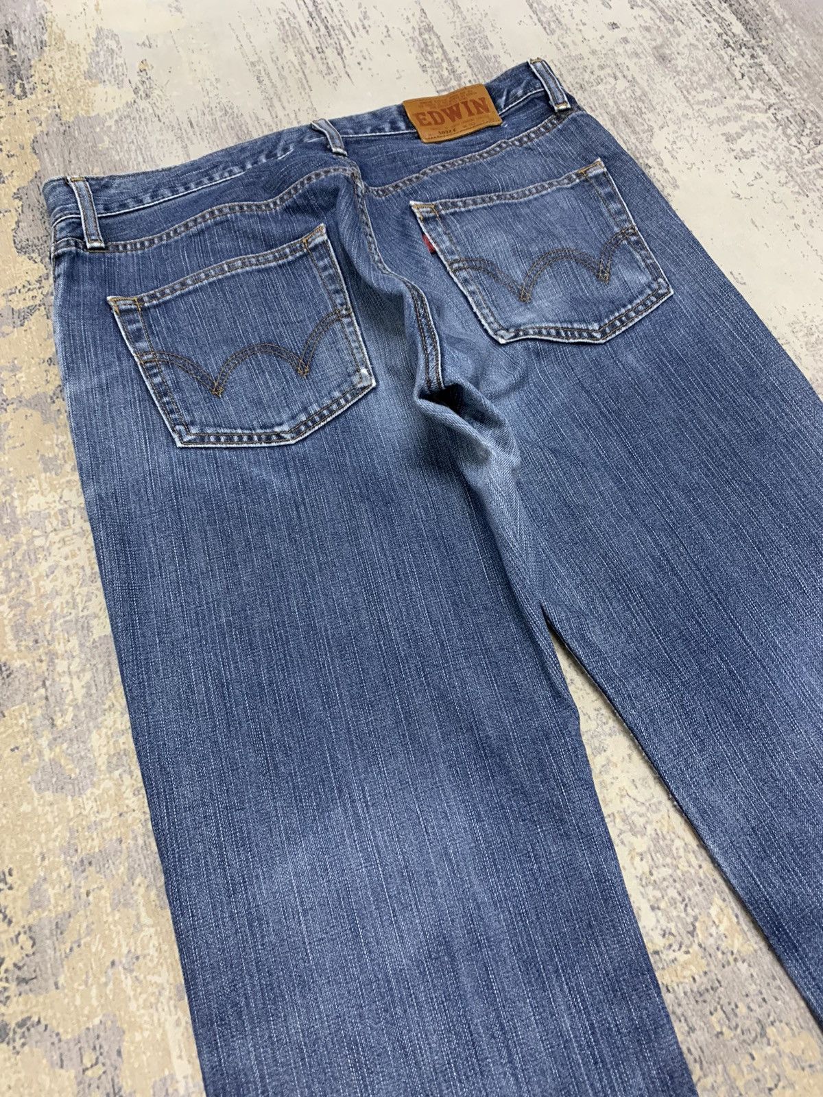 Edwin EDWIN 503 REGULAR DENIM JEANS BLUE WASH Size US 33 - 8 Thumbnail