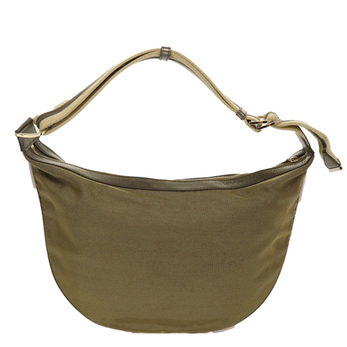 Gucci GUCCI Sherry Line Shoulder Bag Canvas Gold Size ONE SIZE - 3 Thumbnail