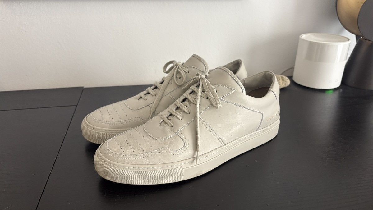 Common Projects Common Projects BBall Low Bone — Size 45 — Worn Once Size US 12 / EU 45 - 5 Thumbnail