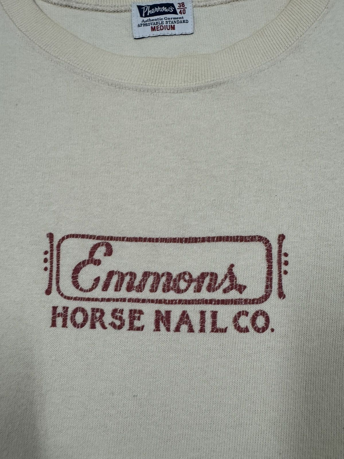 Japanese Brand × Pherrow's Pherrow's Emmons Printron T [Off-White]A longsleeved T-shirt Size US M / EU 48-50 / 2 - 14 Thumbnail