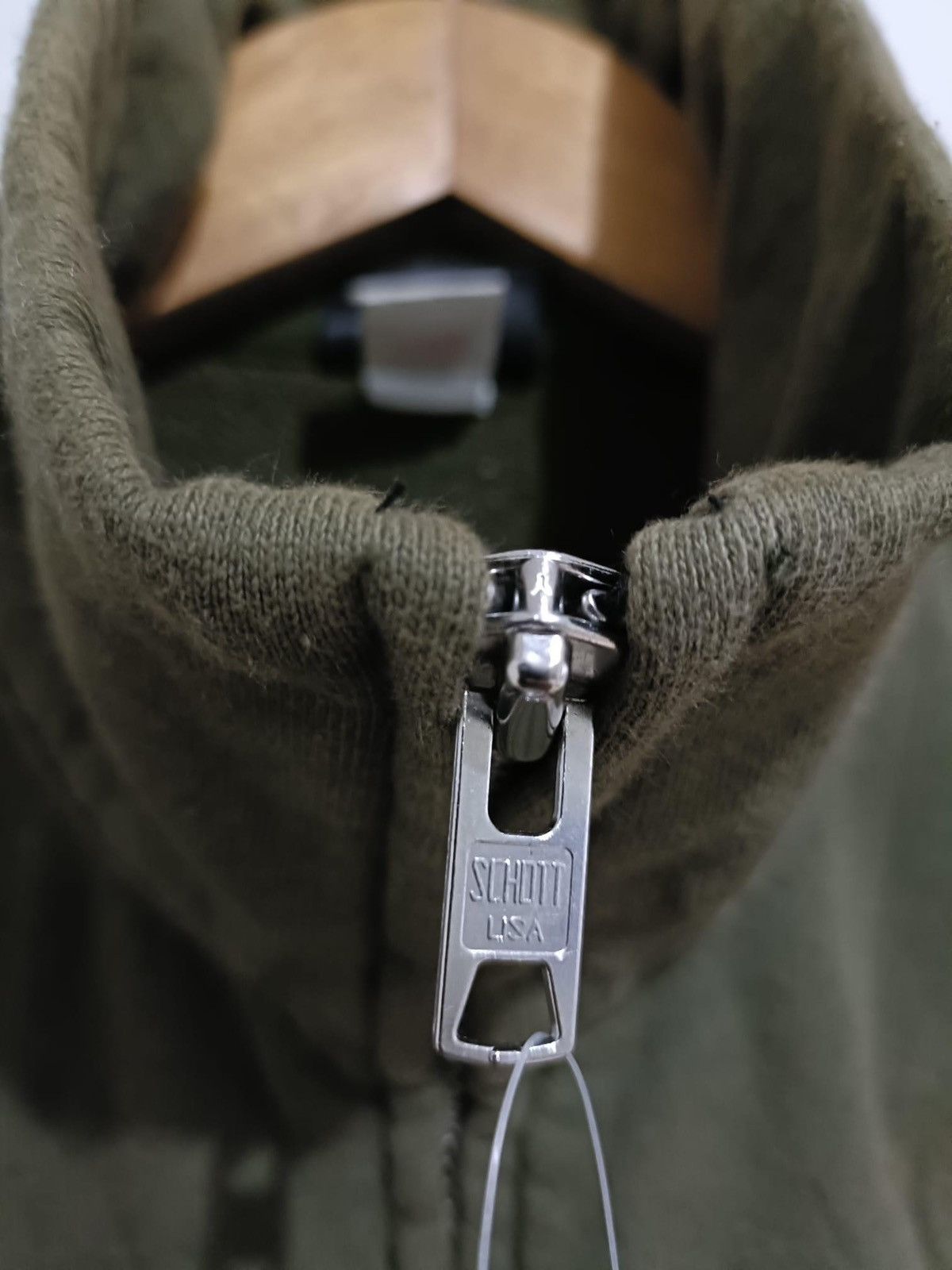 Japanese Brand × Schott SCHOTT ZIP UP SWEAT BINDER Motorcyle Size US M / EU 48-50 / 2 - 9 Thumbnail