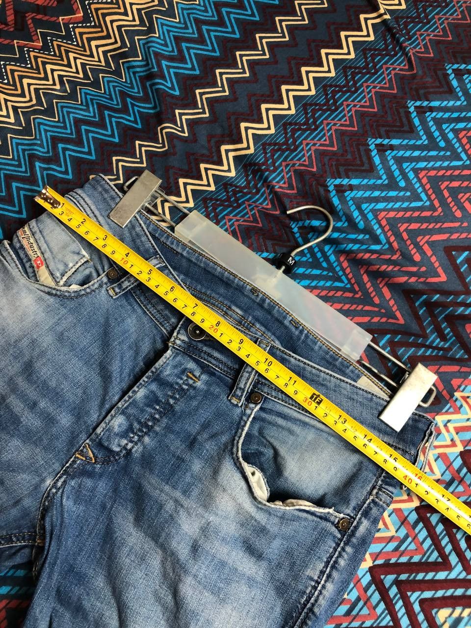 Diesel × Vintage Vintage Y2K Diesel jeans denim faded stretwear style size 29 Size 29" - 19 Thumbnail