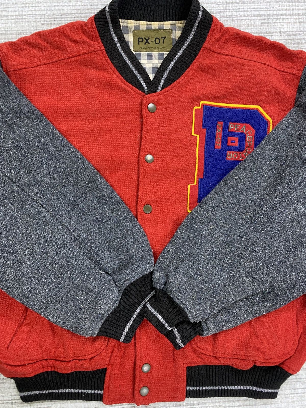 Japanese Brand × Vintage Vintage PX-07 Peace Porter Big Logo Bomber Jacket Size US L / EU 52-54 / 3 - 5 Thumbnail