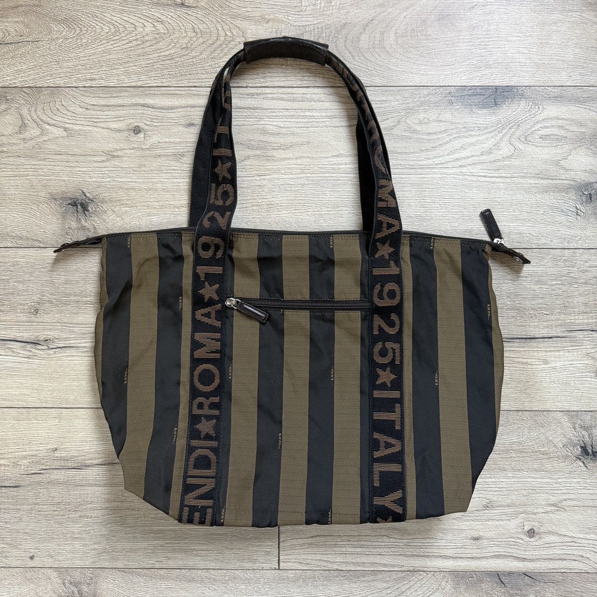 Fendi Vintage Fendi Zucca Small Monogram Handle Bag Size ONE SIZE - 5 Thumbnail