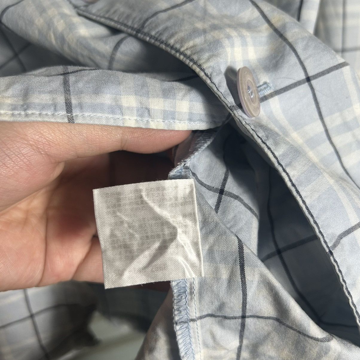 Burberry Burberry Nova Check Button Up Shirt/pajamas Size US XL / EU 56 / 4 - 6 Thumbnail