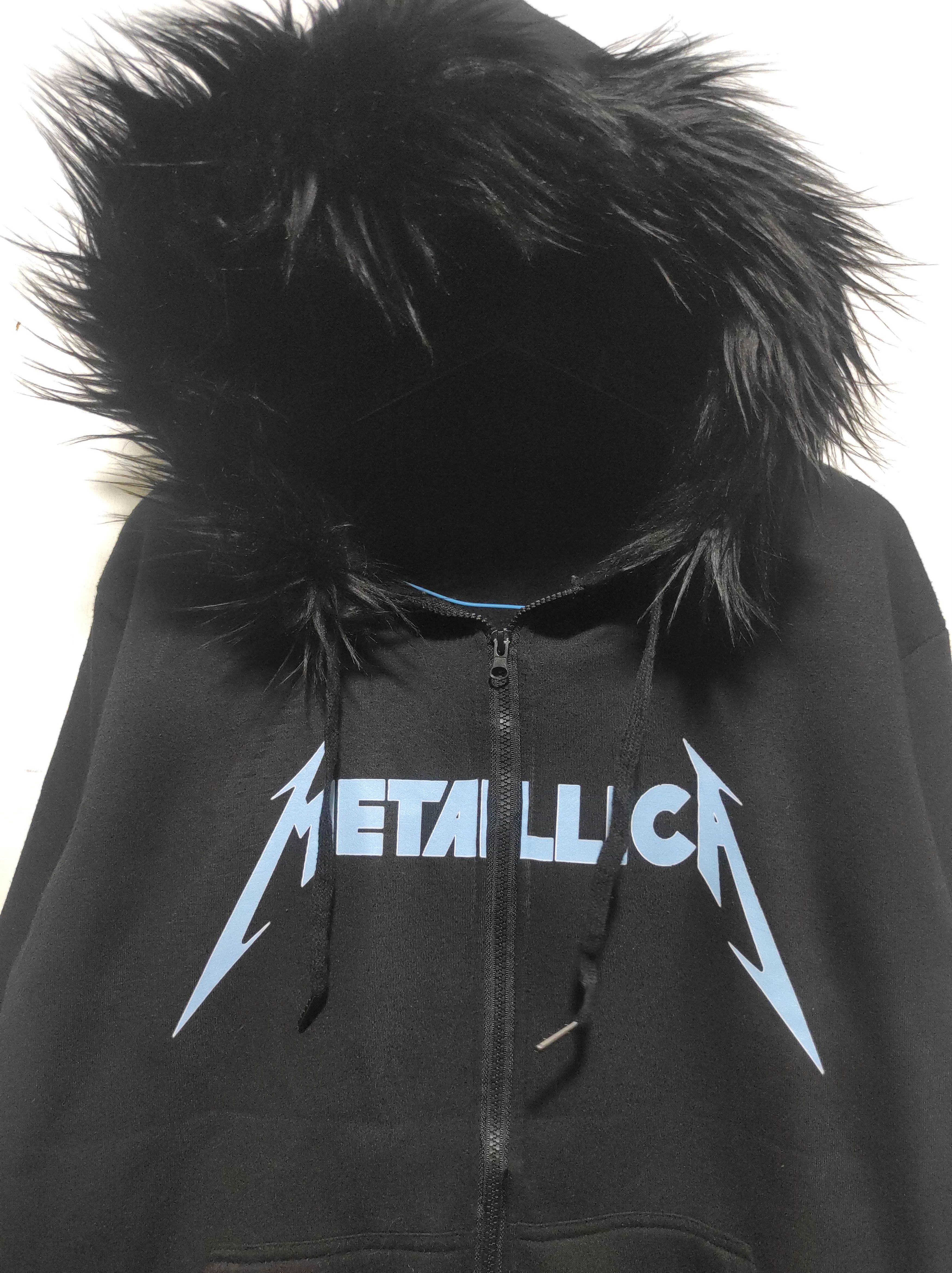 Hysteric Glamour Custom Metallica Zipper Fur Hoodie Size US L / EU 52-54 / 3 - 15 Thumbnail