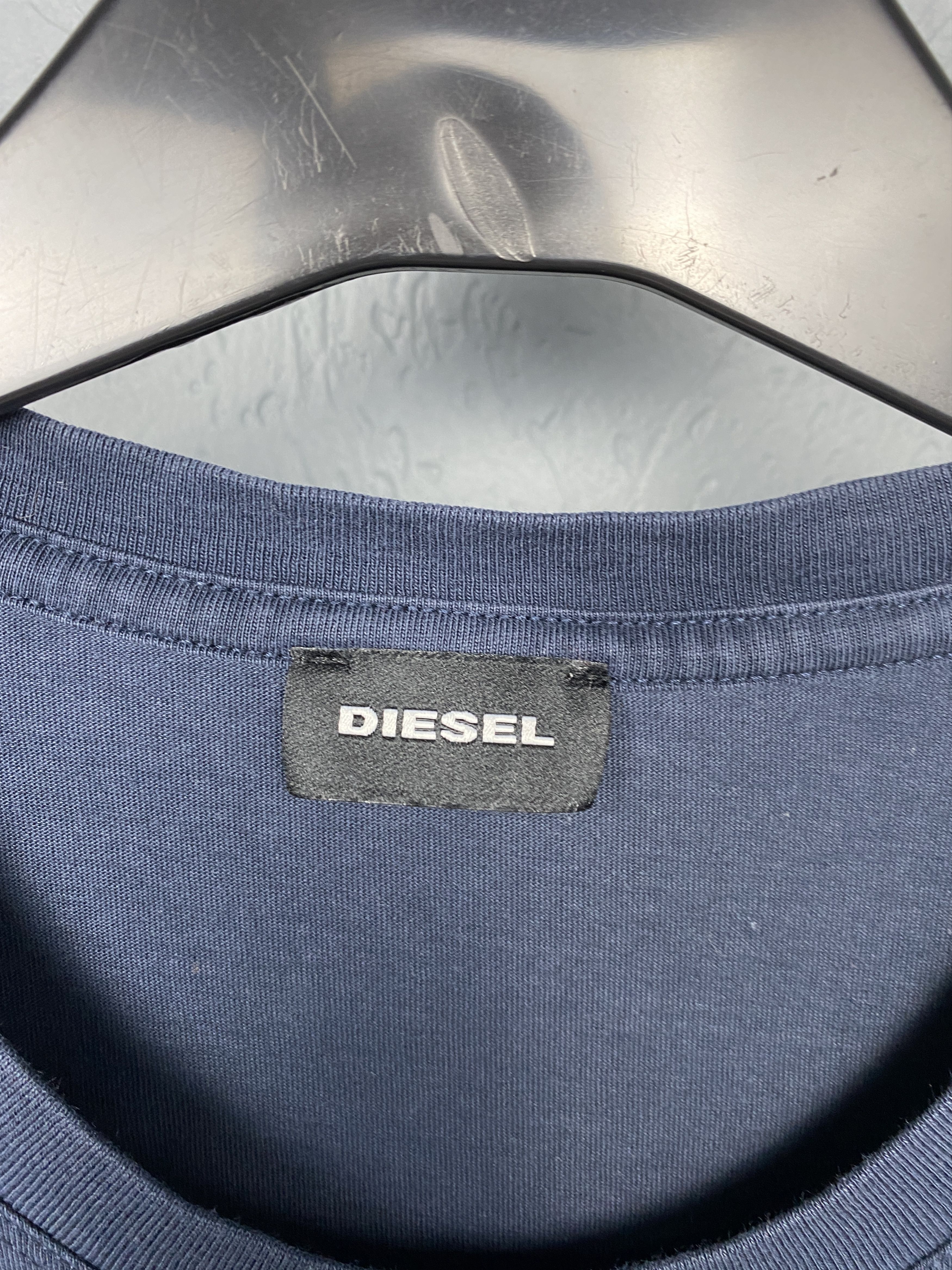 Diesel Diesel Vintage Mens Punk Logo Crew Neck T-Shirt Size US L / EU 52-54 / 3 - 5 Thumbnail
