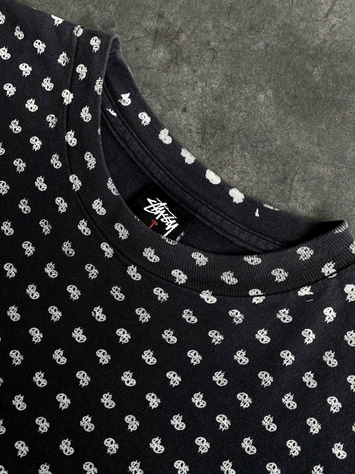 Stussy Vintage stussy peace & prosperity fullprint tshirt Size US L / EU 52-54 / 3 - 7 Thumbnail