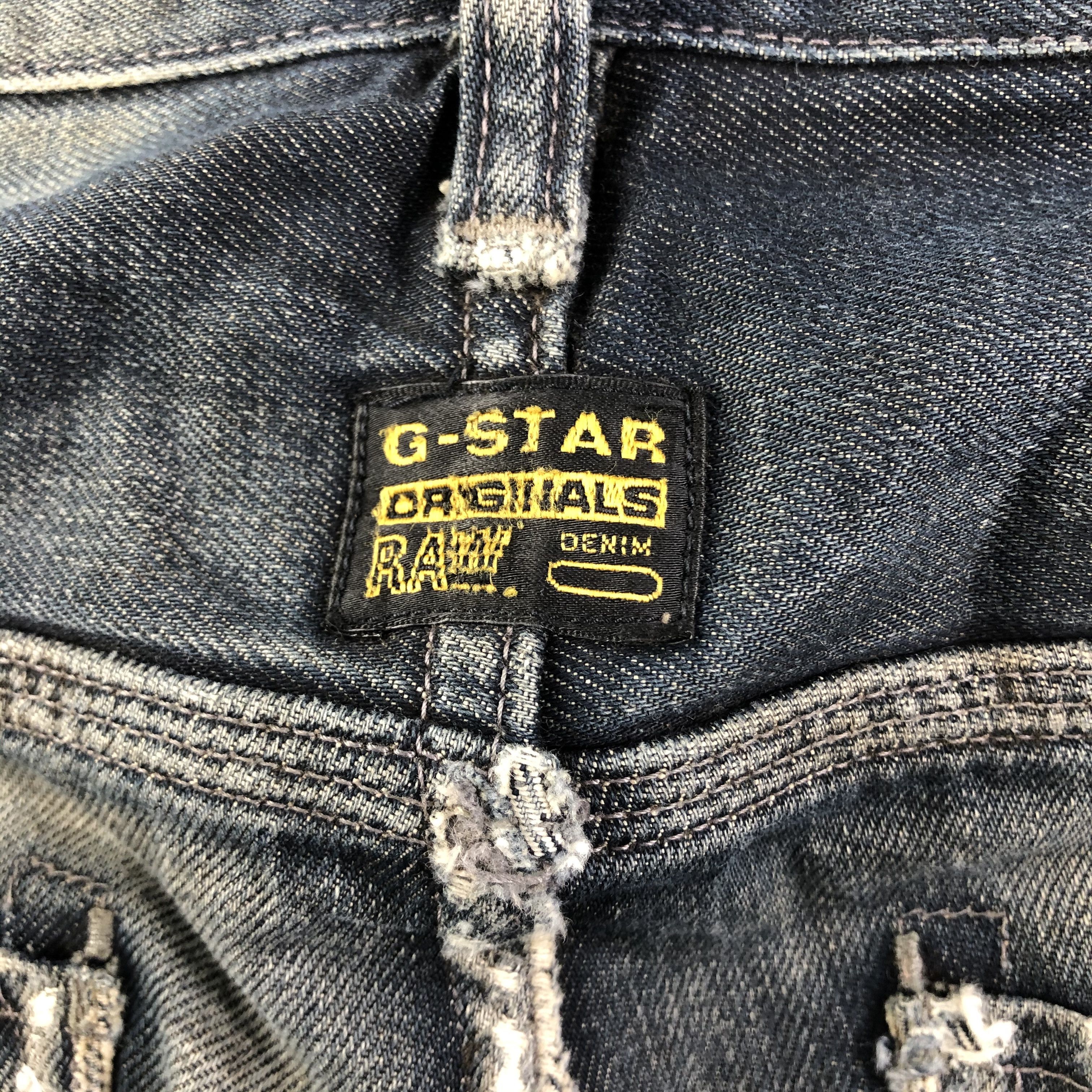 G-Star G Star Raw Jeans Rusty Wash Denim KJ1890 Size US 34 / EU 50 - 6 Thumbnail