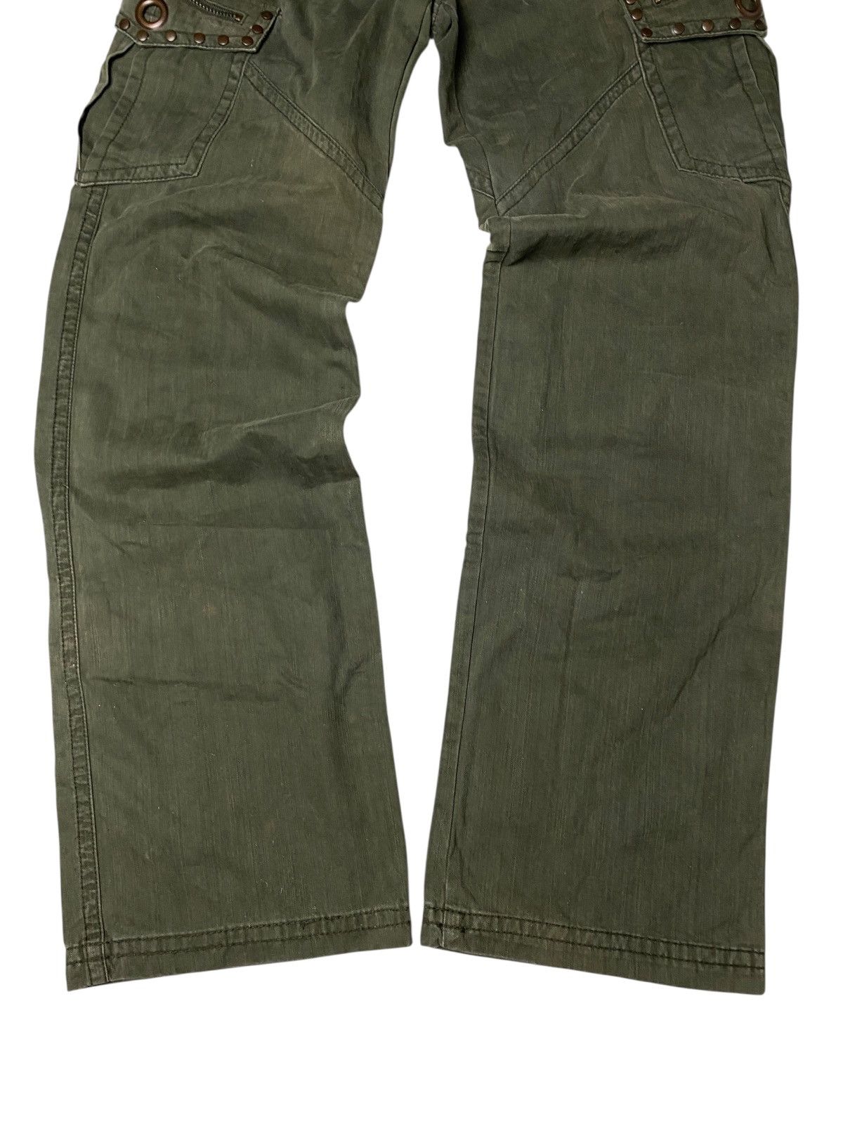 Hysteric Glamour 2000's DOHC Multipocket Studded Cargo Pants Size US 28 / EU 44 - 7 Thumbnail