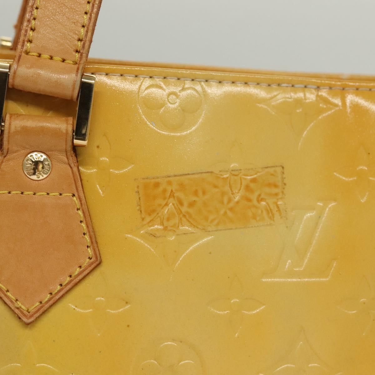 Louis Vuitton LOUIS VUITTON Monogram Vernis Houston Hand Bag Gris M91053 Size ONE SIZE - 4 Thumbnail