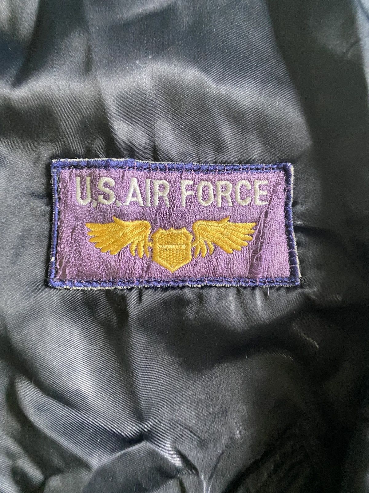 Other Vintage Reversible Us air force Black bomber Jackest Size US S / EU 44-46 / 1 - 8 Thumbnail