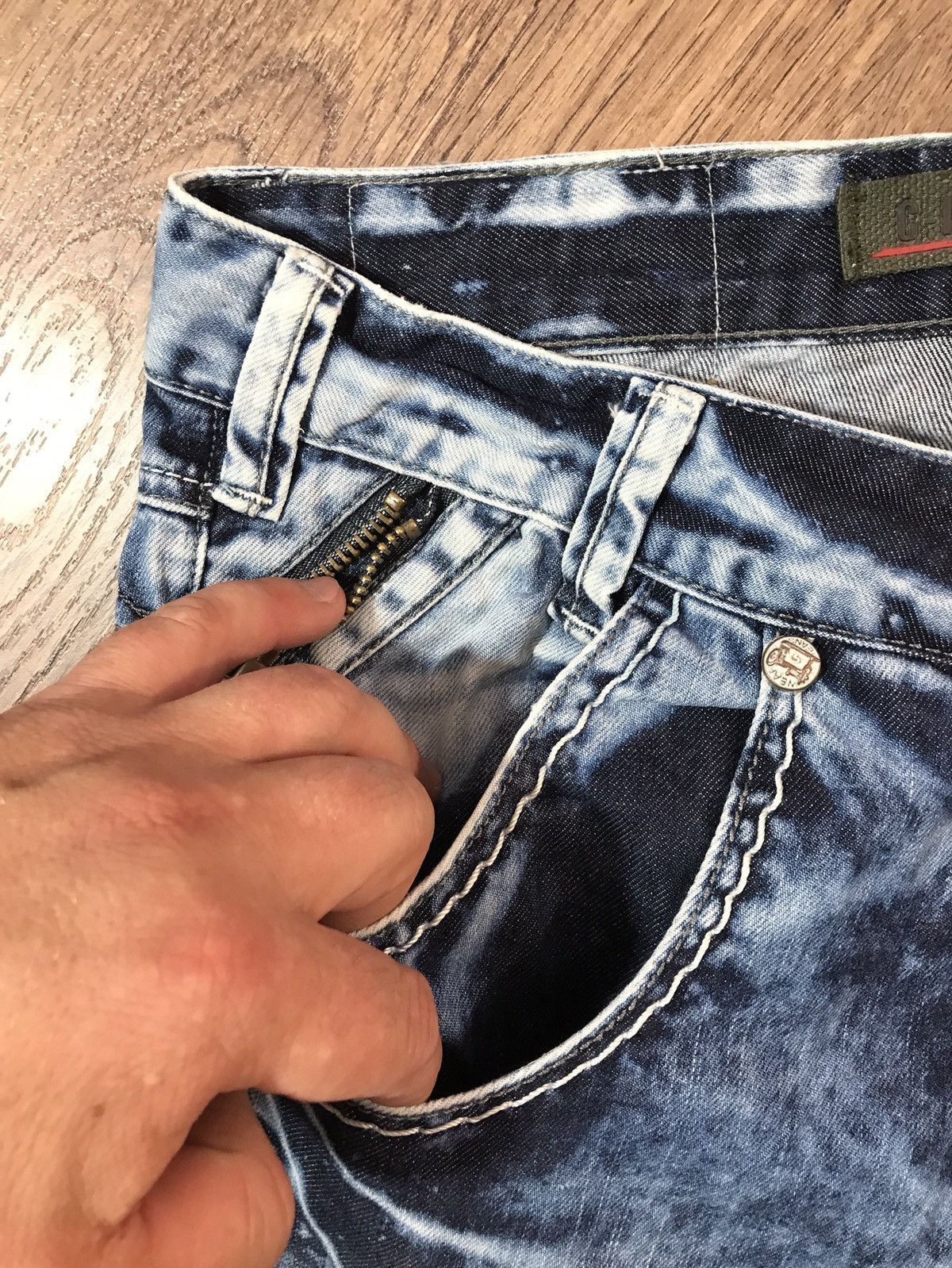 Japanese Brand × Vintage Vintage Distressed Denim Pants Jeans Size 31 Size US 31 - 4 Thumbnail
