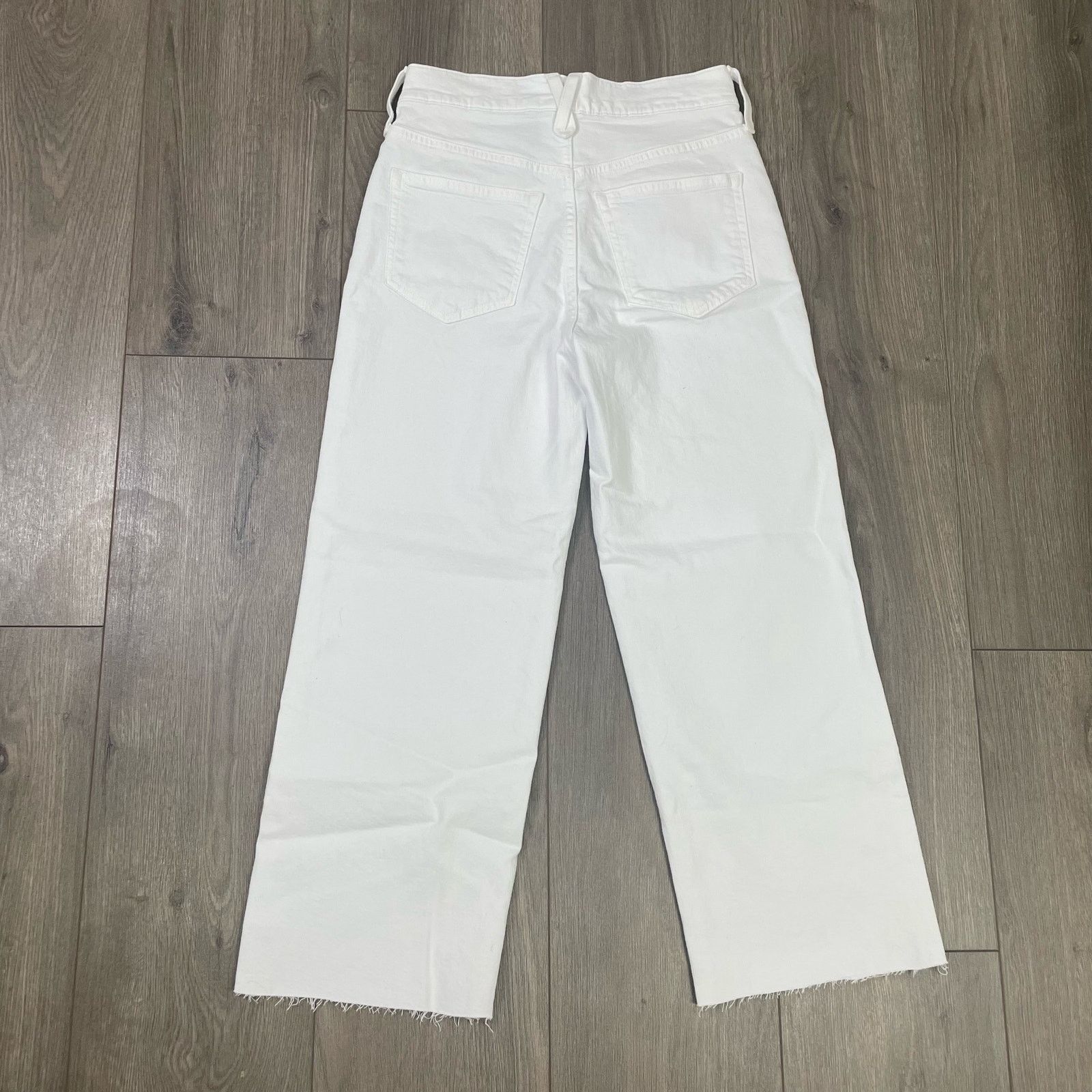 J.Crew J Crew Slim Wide Leg Cut Hem Denim Jeans US Women's 32 Plus Size 32" / US 10 / IT 46 - 2 Thumbnail