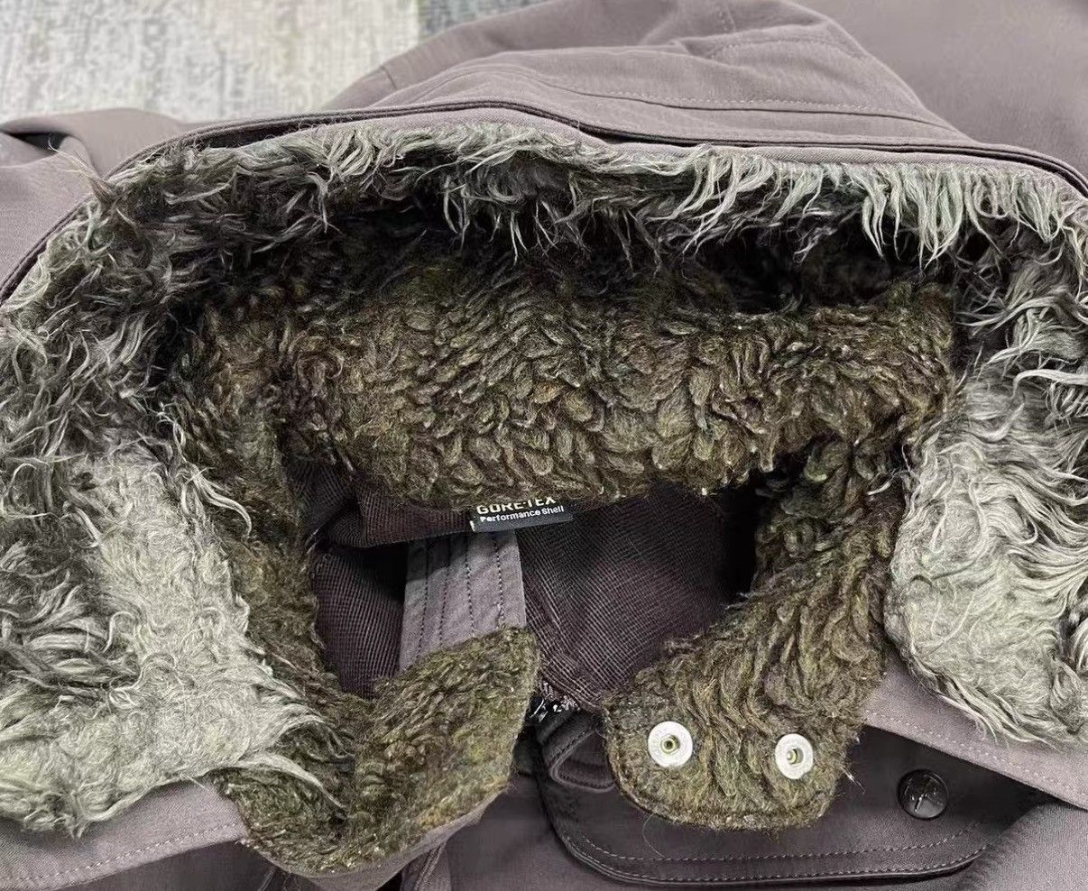 White Mountaineering Brown Hooded Parka with Faux Fur Lining - XS Size US XXS / EU 40 - 7 Thumbnail