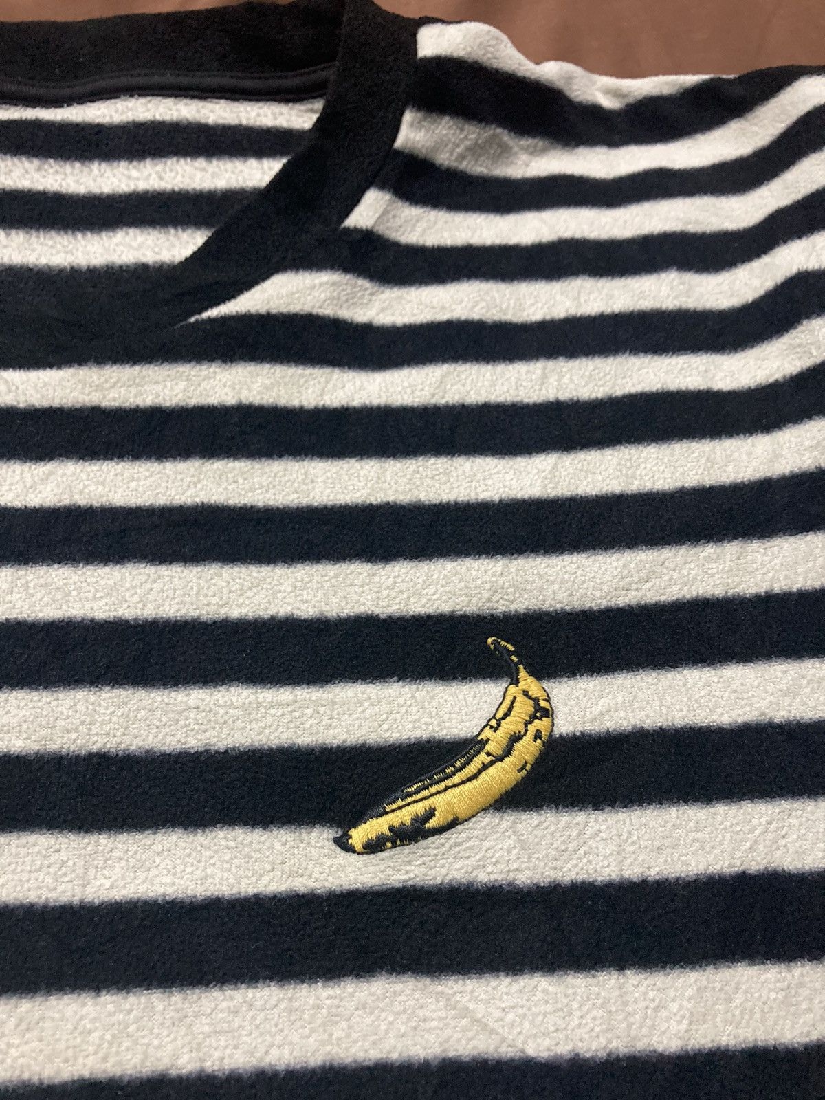 Andy Warhol × Uniqlo Andy Warhol x Uniqlo Banana Fleece Striped Tee Size US L / EU 52-54 / 3 - 4 Thumbnail