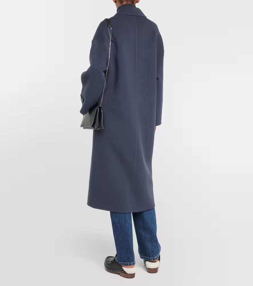 Brunello Cucinelli o1y0725 Overcoat in Slate Blue Size L / US 10 / IT 46 - 6 Thumbnail