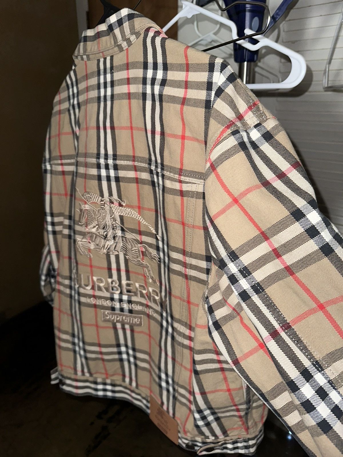 Supreme Burberry Jacket | Grailed