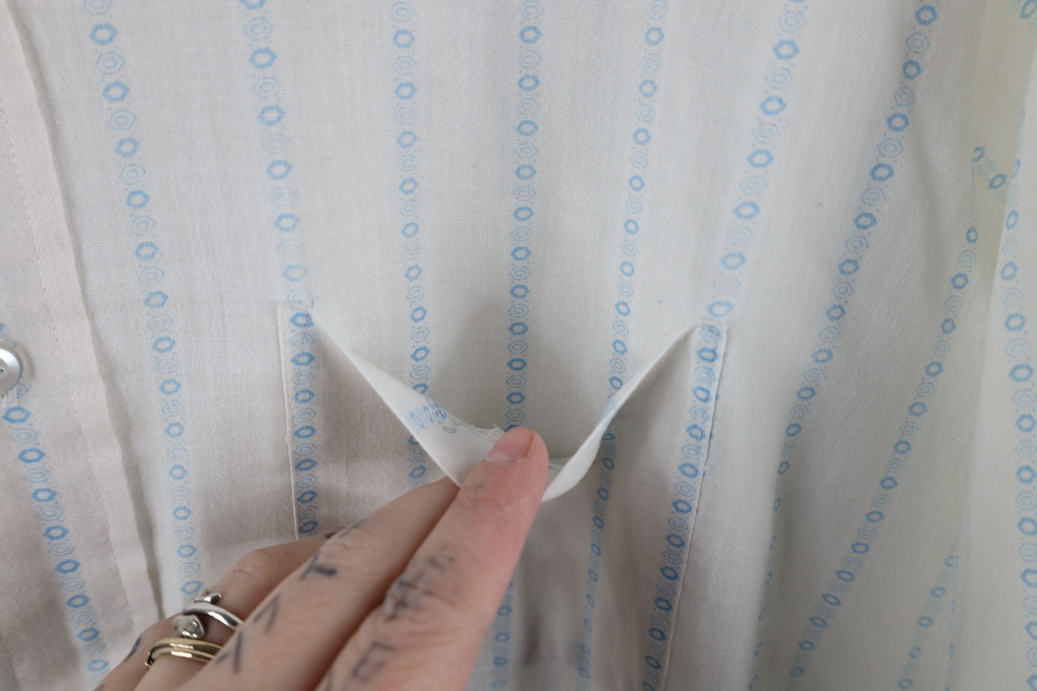 Vintage Vintage 60s Streetwear Geometric Short Sleeve Collared Shirt Size US M / EU 48-50 / 2 - 7 Thumbnail
