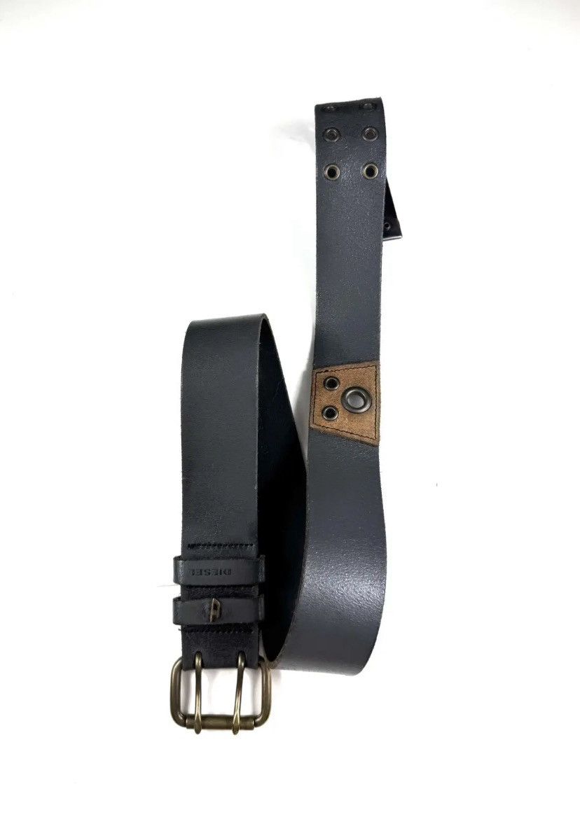 Diesel Diesel Vintage Y2k leather double buckle belt punk Size ONE SIZE - 5 Thumbnail
